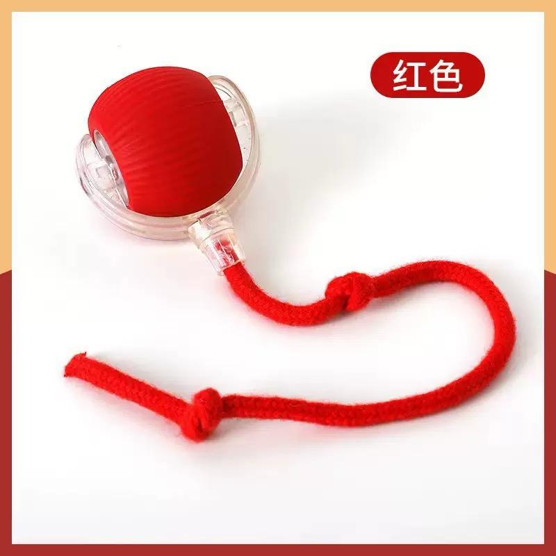 Interactive Rolling Ball Cat Toy with Tail - Indoor Play Toy